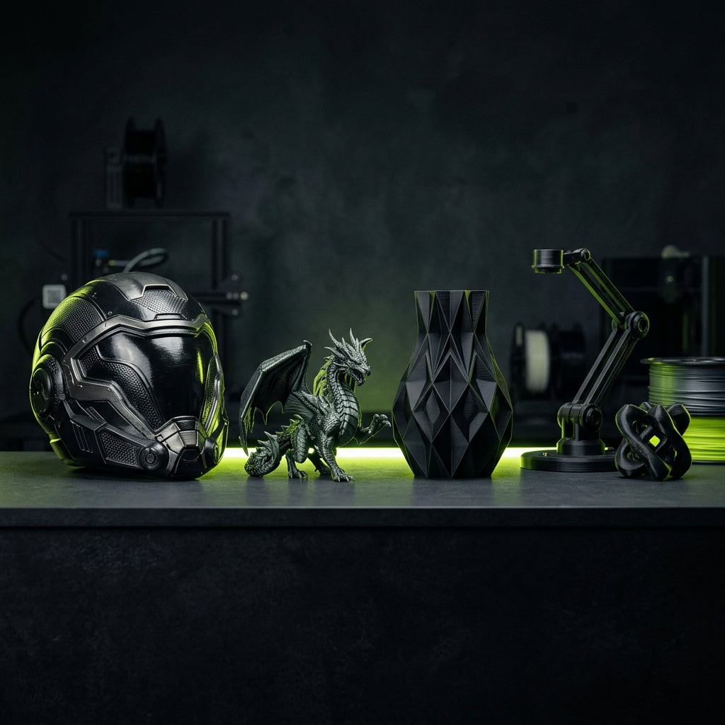 Melted Magic Prints — premium 3D printed products showcase